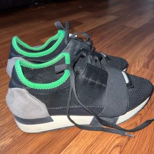 Balenciaga Race Runner- Black/Green